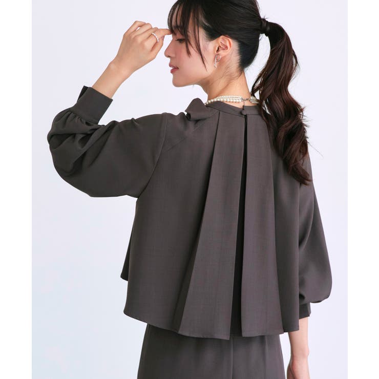 ケープリボンラップワイドパンツセットアップ | RUIRUE BOUTIQUE | 詳細画像7 