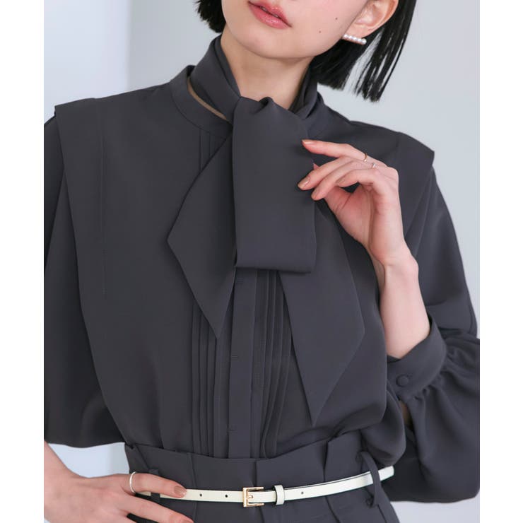 エレガンスピンタックドルマンワイドセットアップ | RUIRUE BOUTIQUE | 詳細画像13 