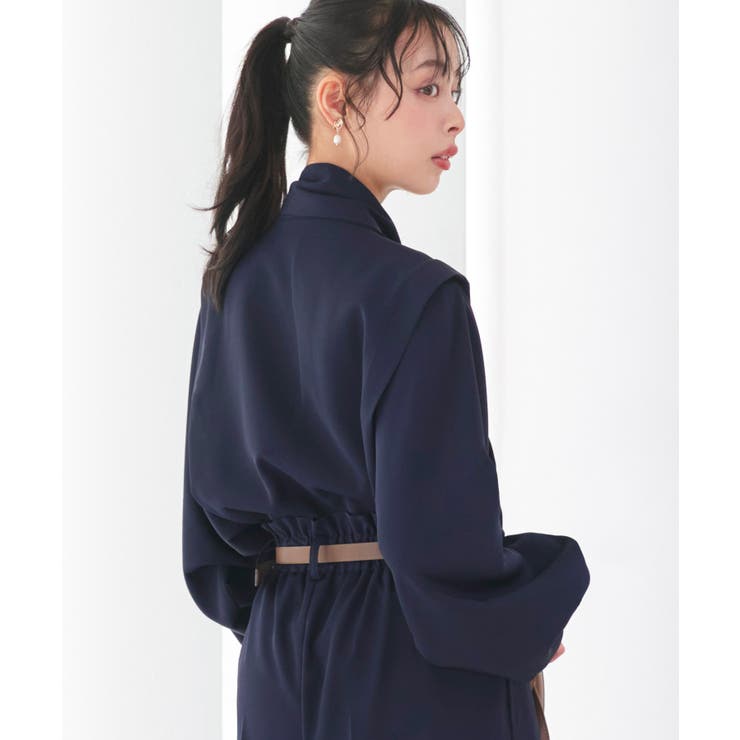 エレガンスピンタックドルマンワイドセットアップ | RUIRUE BOUTIQUE | 詳細画像2 