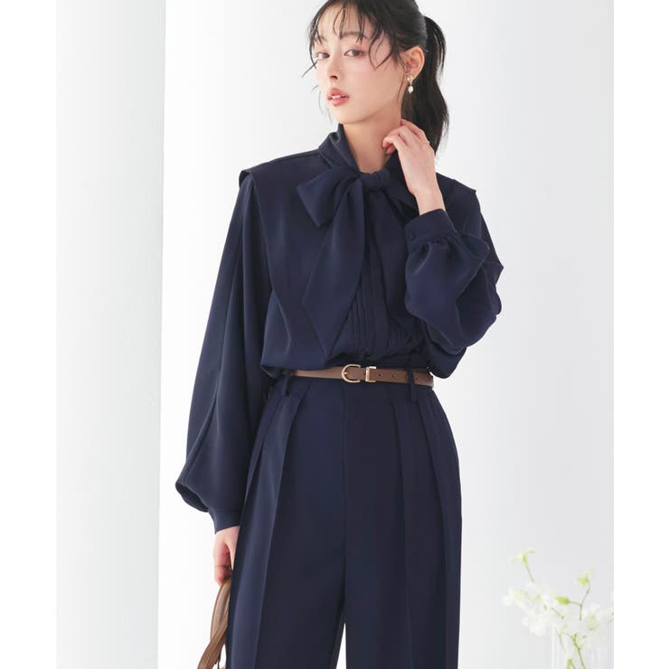 エレガンスピンタックドルマンワイドセットアップ | RUIRUE BOUTIQUE | 詳細画像3 