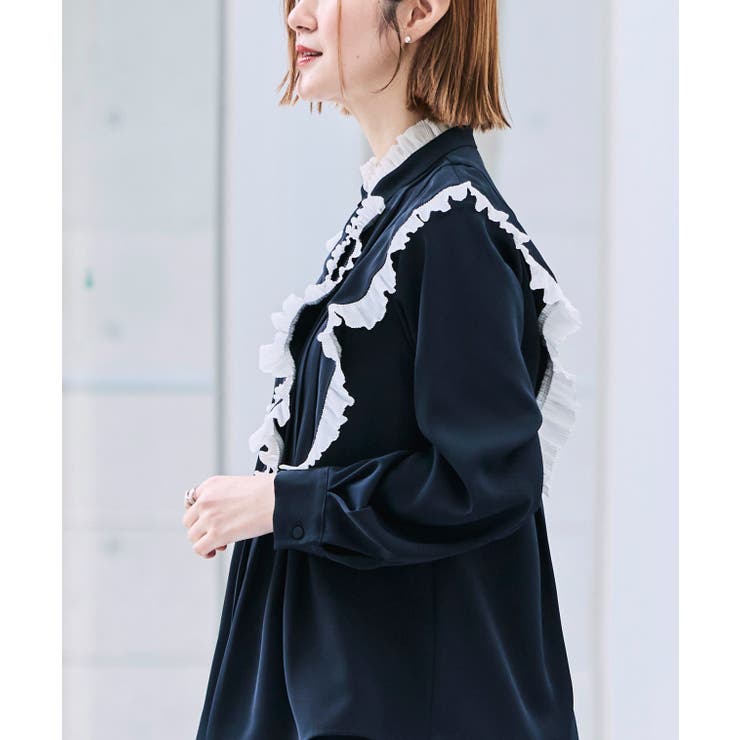 フェミニンプリーツフリルワイドセットアップ | RUIRUE BOUTIQUE | 詳細画像7 