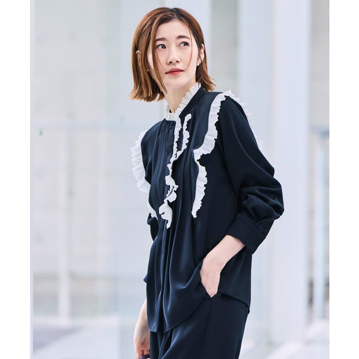 フェミニンプリーツフリルワイドセットアップ | RUIRUE BOUTIQUE | 詳細画像8 