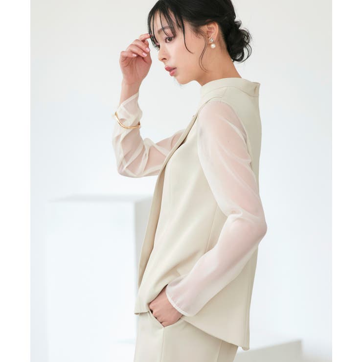 シアースリーブトップス＆パンツ２点ドレスセット | RUIRUE BOUTIQUE | 詳細画像17 