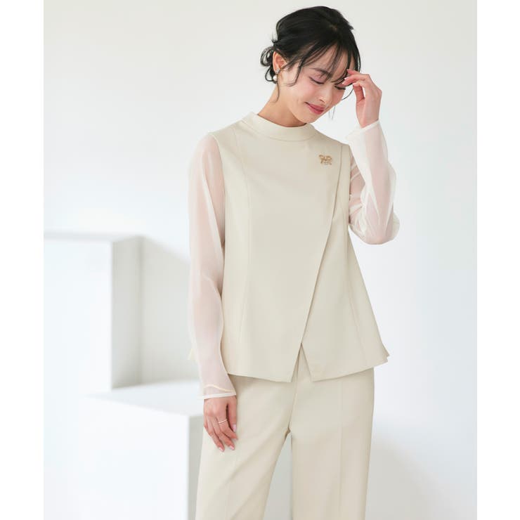 シアースリーブトップス＆パンツ２点ドレスセット | RUIRUE BOUTIQUE | 詳細画像22 