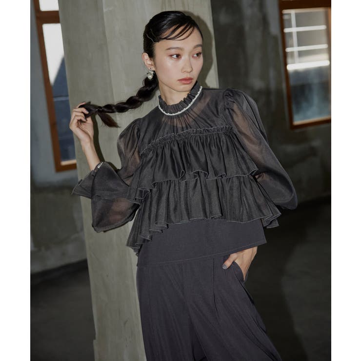【3点セット】シアークロップドトップス・セットアップパンツドレス | RUIRUE BOUTIQUE | 詳細画像22 