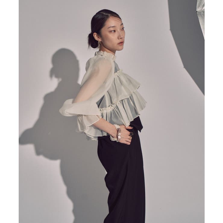 【3点セット】シアークロップドトップス・セットアップパンツドレス | RUIRUE BOUTIQUE | 詳細画像7 