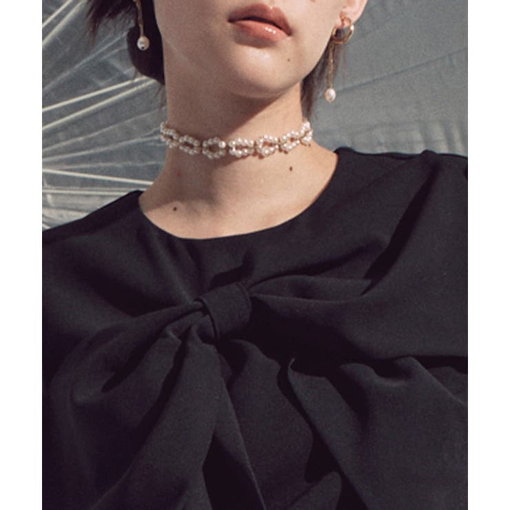 アシンメトリーリボントップスセットアップ | RUIRUE BOUTIQUE | 詳細画像23 