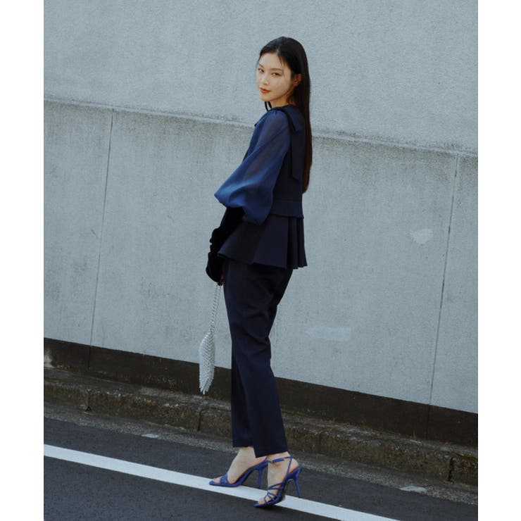 ショルダーリボンペプラムセットアップ | RUIRUE BOUTIQUE | 詳細画像10 