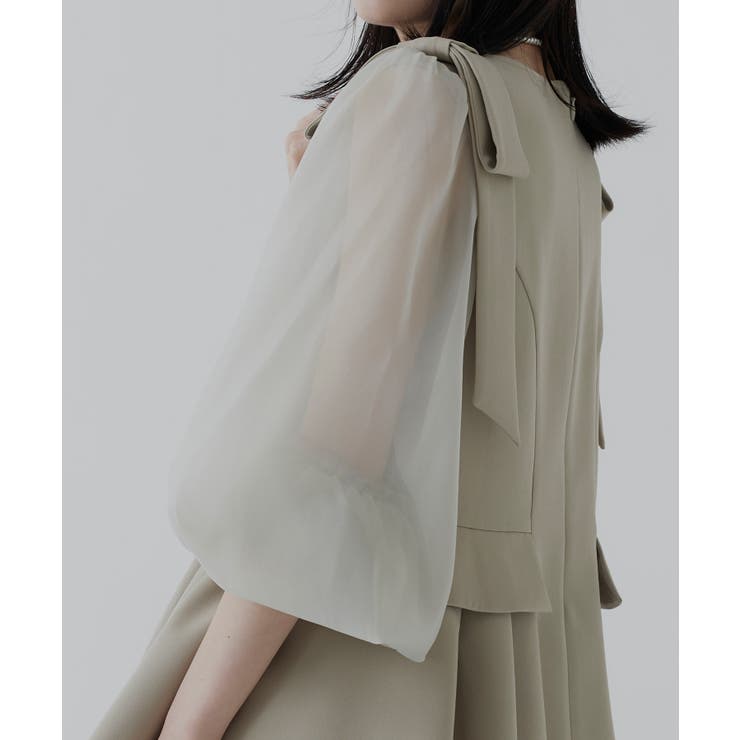 ショルダーリボンペプラムセットアップ | RUIRUE BOUTIQUE | 詳細画像20 