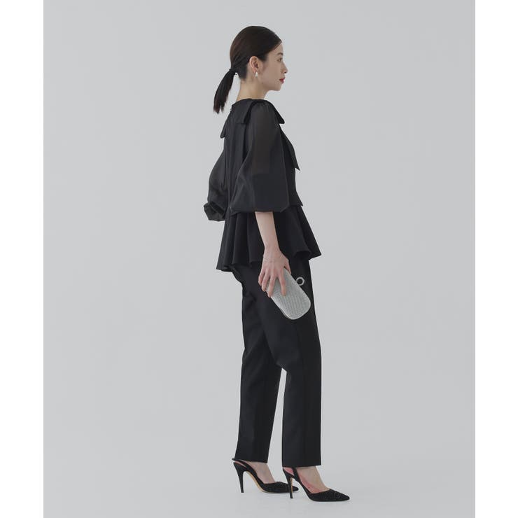 ショルダーリボンペプラムセットアップ | RUIRUE BOUTIQUE | 詳細画像9 