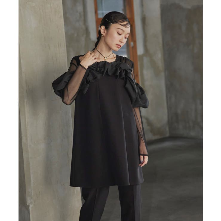 2WAYバルーントップス×スリムパンツセットアップ | RUIRUE BOUTIQUE | 詳細画像19 