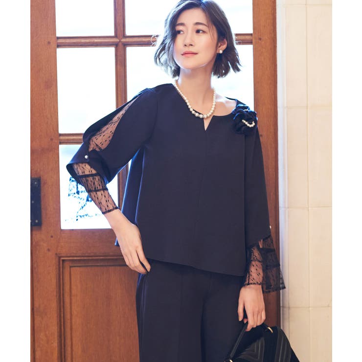 レーススリーブトップスセットアップ | RUIRUE BOUTIQUE | 詳細画像9 