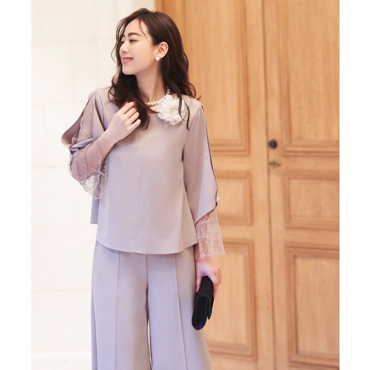 レーススリーブトップスセットアップ | RUIRUE BOUTIQUE | 詳細画像21 