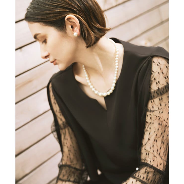 レーススリーブトップスセットアップ | RUIRUE BOUTIQUE | 詳細画像6 