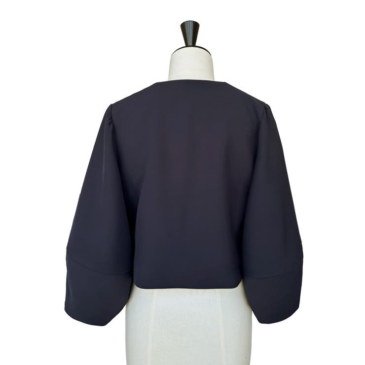 クロップドランタンスリーブジャケット＆ロングタイトスカートスーツ | RUIRUE BOUTIQUE | 詳細画像22 