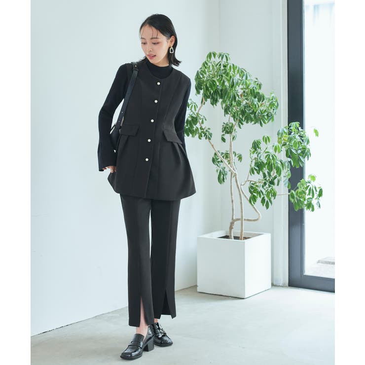パールボタンジレ＆スリムストレートパンツ | RUIRUE BOUTIQUE | 詳細画像17 