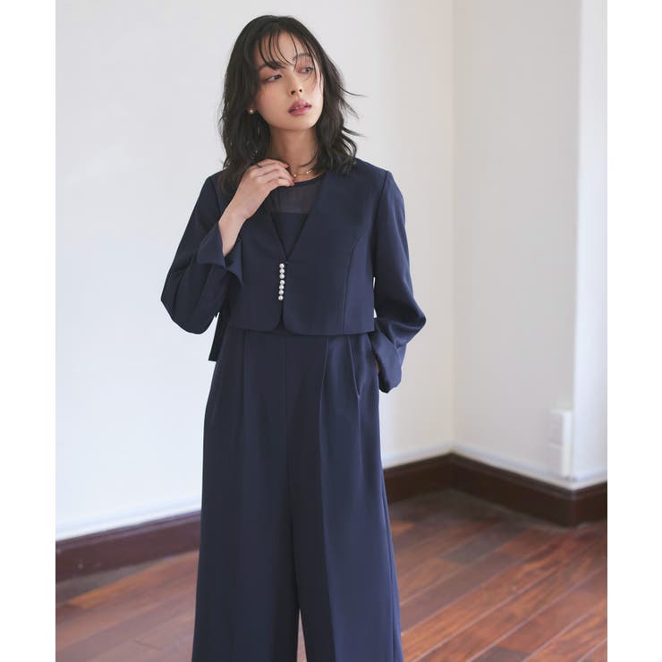 パールデザインジャケット＆オールインワンセットアップスーツ | RUIRUE BOUTIQUE | 詳細画像13 