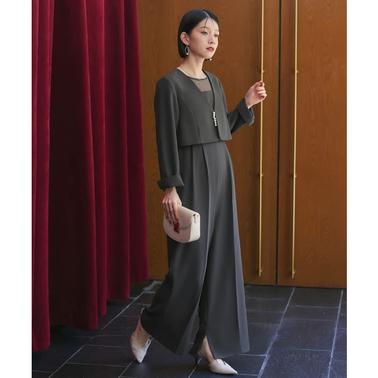 パールデザインジャケット＆オールインワンセットアップスーツ | RUIRUE BOUTIQUE | 詳細画像2 