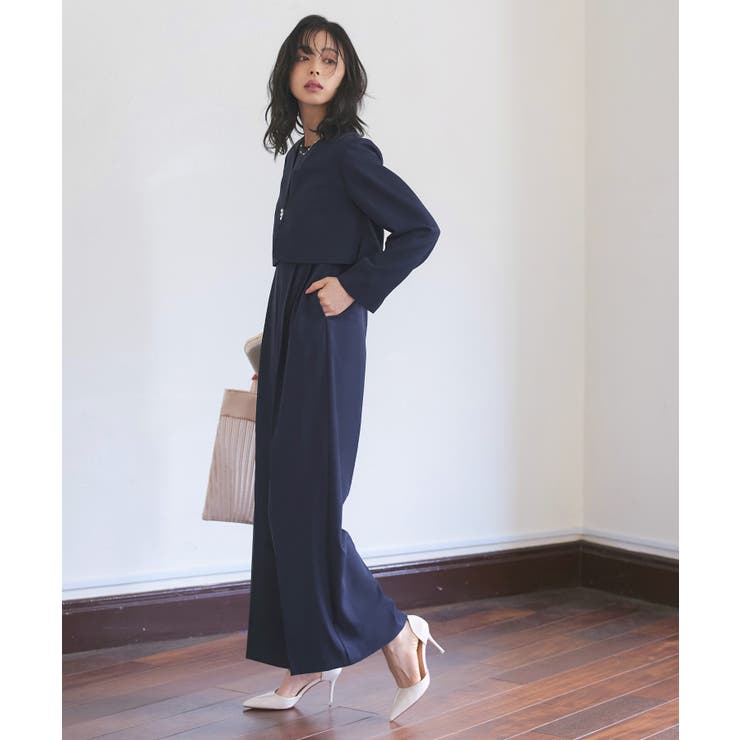 パールデザインジャケット＆オールインワンセットアップスーツ | RUIRUE BOUTIQUE | 詳細画像9 