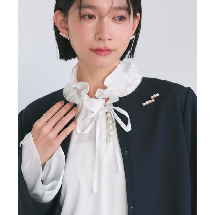ツイードジャケット＆セミフレアパンツ・セミシアーブラウス付き | RUIRUE BOUTIQUE | 詳細画像13 