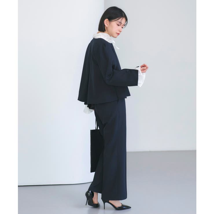 ツイードジャケット＆セミフレアパンツ・セミシアーブラウス付き | RUIRUE BOUTIQUE | 詳細画像14 