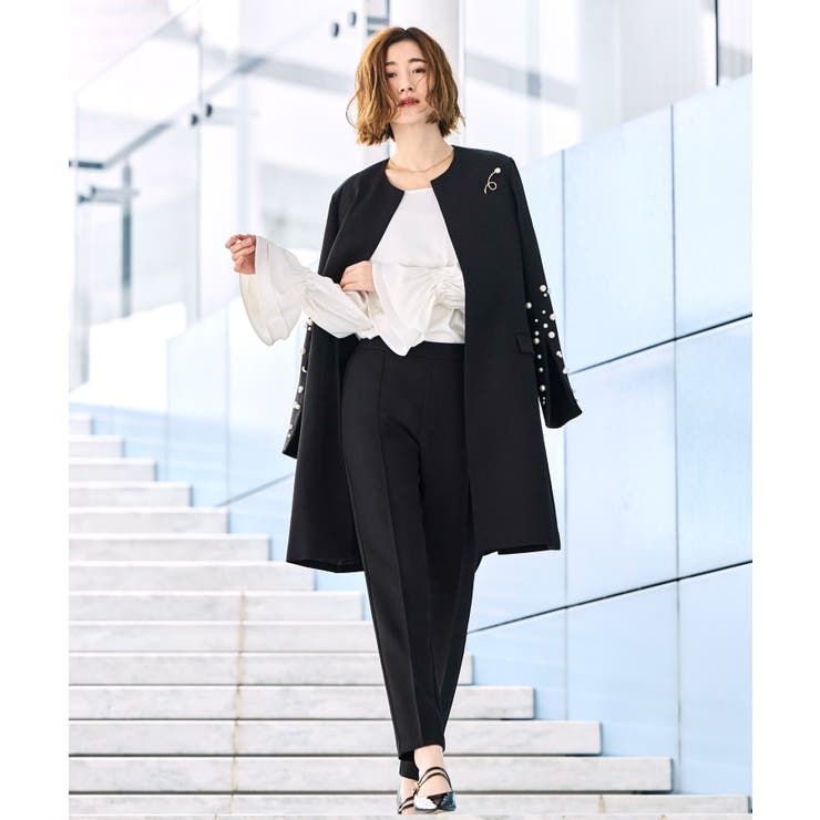 【3点set】 ドレスアップ ジャケットコート＆スリムテーパードパンツ | RUIRUE BOUTIQUE | 詳細画像14 