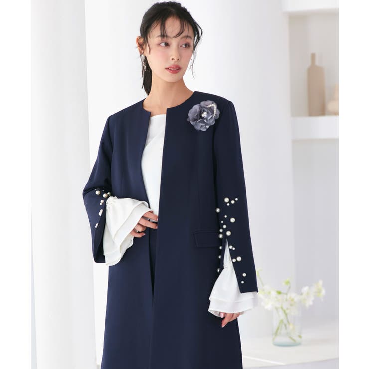 【3点set】 ドレスアップ ジャケットコート＆スリムテーパードパンツ | RUIRUE BOUTIQUE | 詳細画像7 