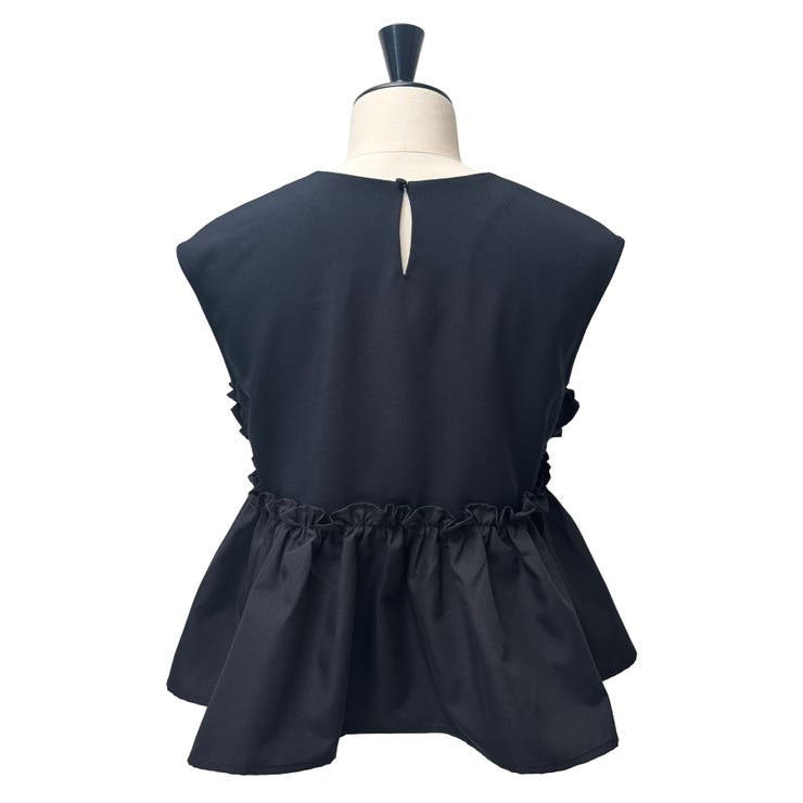 【3点】ノーカラージャケット＆フリルトップス＆スリムパンツセット | RUIRUE BOUTIQUE | 詳細画像25 