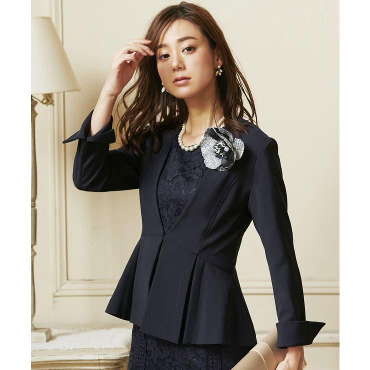 レーシーワンピースセットアップスーツ | RUIRUE BOUTIQUE | 詳細画像10 