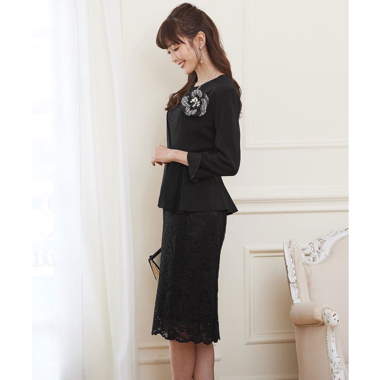 レーシーワンピースセットアップスーツ | RUIRUE BOUTIQUE | 詳細画像35 
