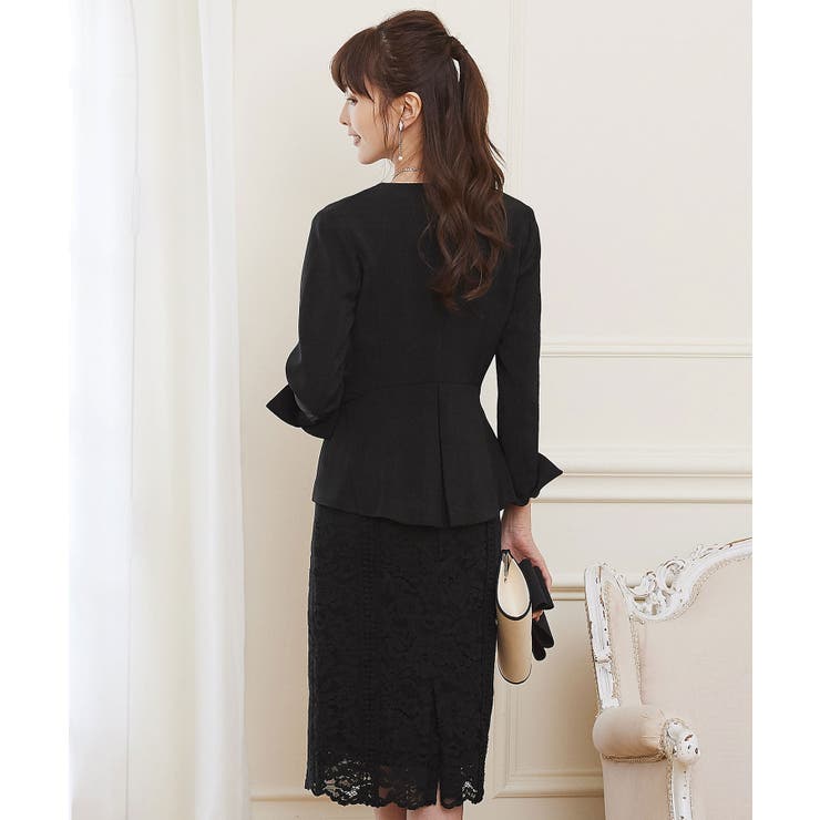 レーシーワンピースセットアップスーツ | RUIRUE BOUTIQUE | 詳細画像36 
