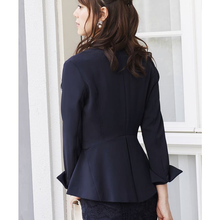 レーシーワンピースセットアップスーツ | RUIRUE BOUTIQUE | 詳細画像5 