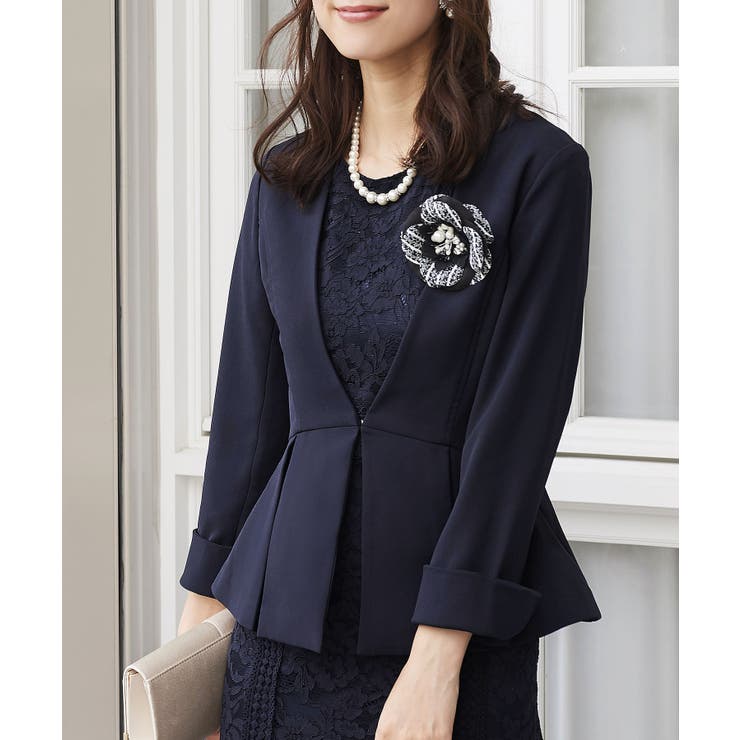 レーシーワンピースセットアップスーツ | RUIRUE BOUTIQUE | 詳細画像6 