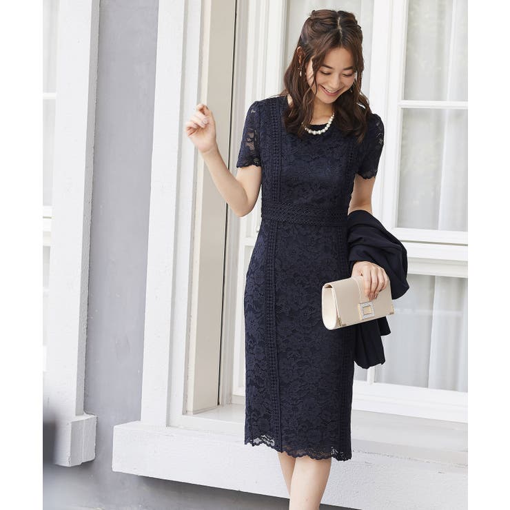 レーシーワンピースセットアップスーツ | RUIRUE BOUTIQUE | 詳細画像7 
