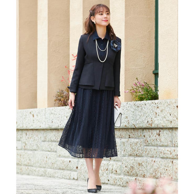 レースシャツワンピースセットアップスーツ | RUIRUE BOUTIQUE | 詳細画像14 
