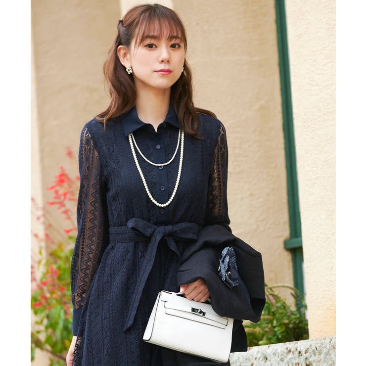レースシャツワンピースセットアップスーツ | RUIRUE BOUTIQUE | 詳細画像16 