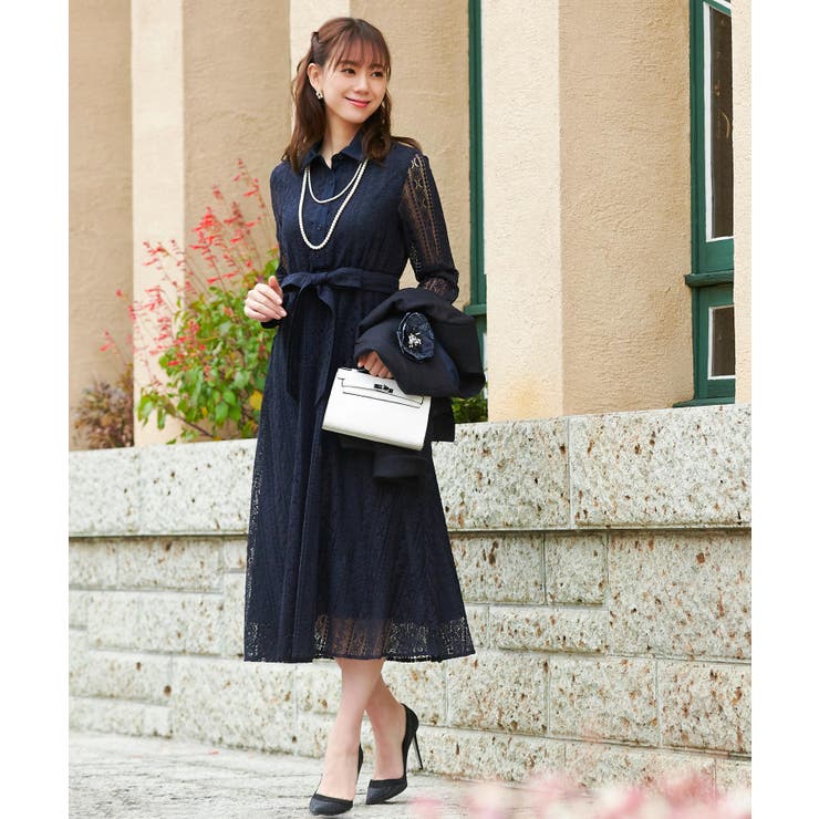 レースシャツワンピースセットアップスーツ | RUIRUE BOUTIQUE | 詳細画像3 