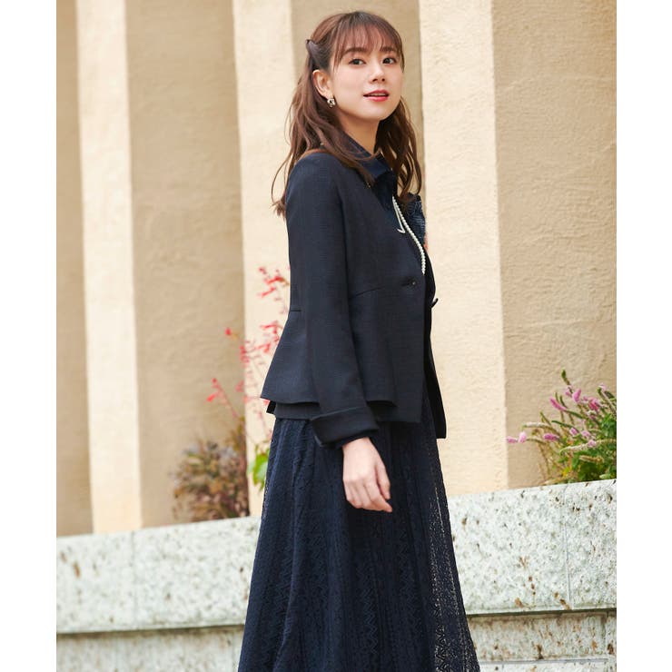 レースシャツワンピースセットアップスーツ | RUIRUE BOUTIQUE | 詳細画像8 