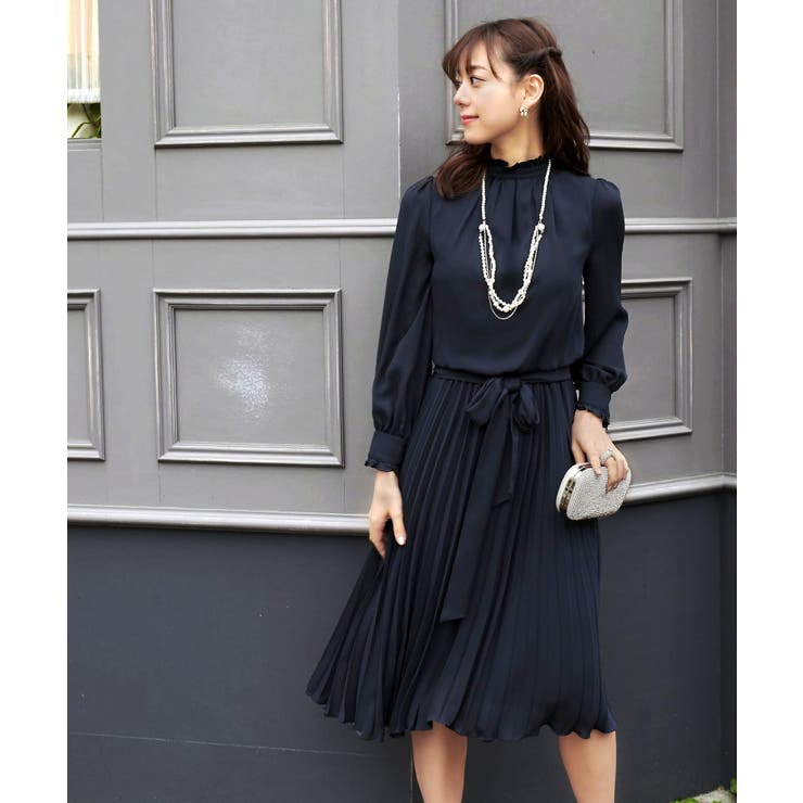 プリーツワンピースアンサンブルスーツ | RUIRUE BOUTIQUE | 詳細画像10 