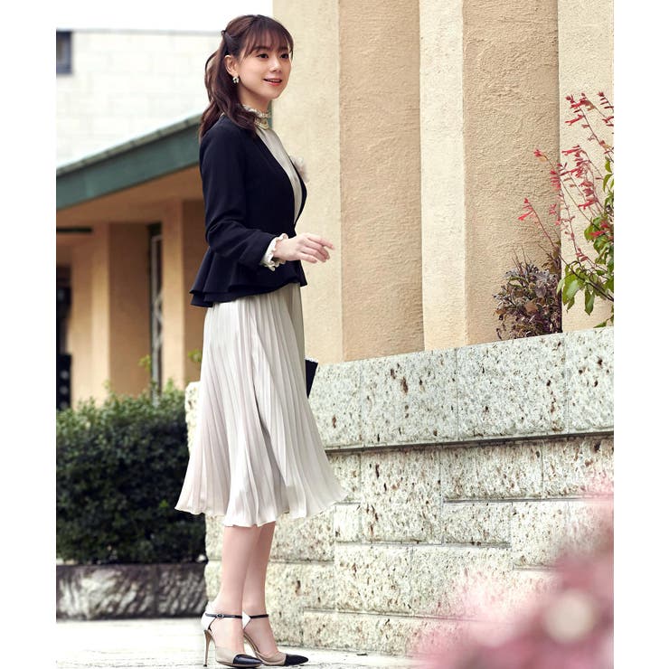 プリーツワンピースアンサンブルスーツ | RUIRUE BOUTIQUE | 詳細画像15 