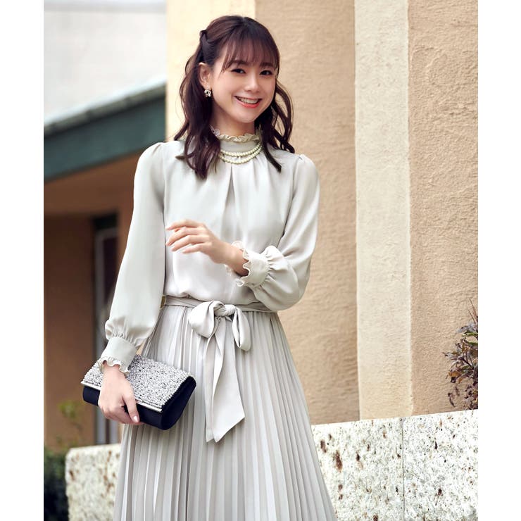 プリーツワンピースアンサンブルスーツ | RUIRUE BOUTIQUE | 詳細画像18 