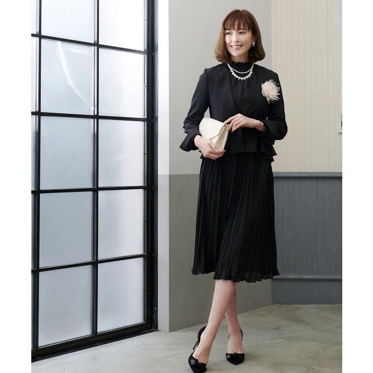 プリーツワンピースアンサンブルスーツ | RUIRUE BOUTIQUE | 詳細画像21 