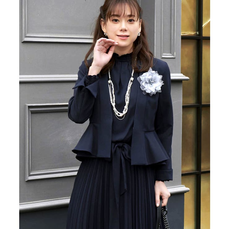 プリーツワンピースアンサンブルスーツ | RUIRUE BOUTIQUE | 詳細画像8 