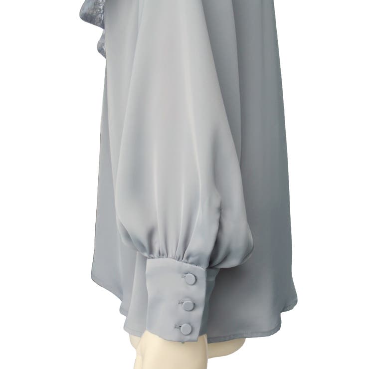 トライアングルレースボウタイブラウス | RUIRUE BOUTIQUE | 詳細画像23 