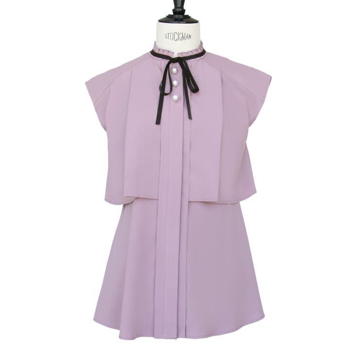 選べるデザインパールボタンフレンチスリーブブラウス | RUIRUE BOUTIQUE | 詳細画像27 