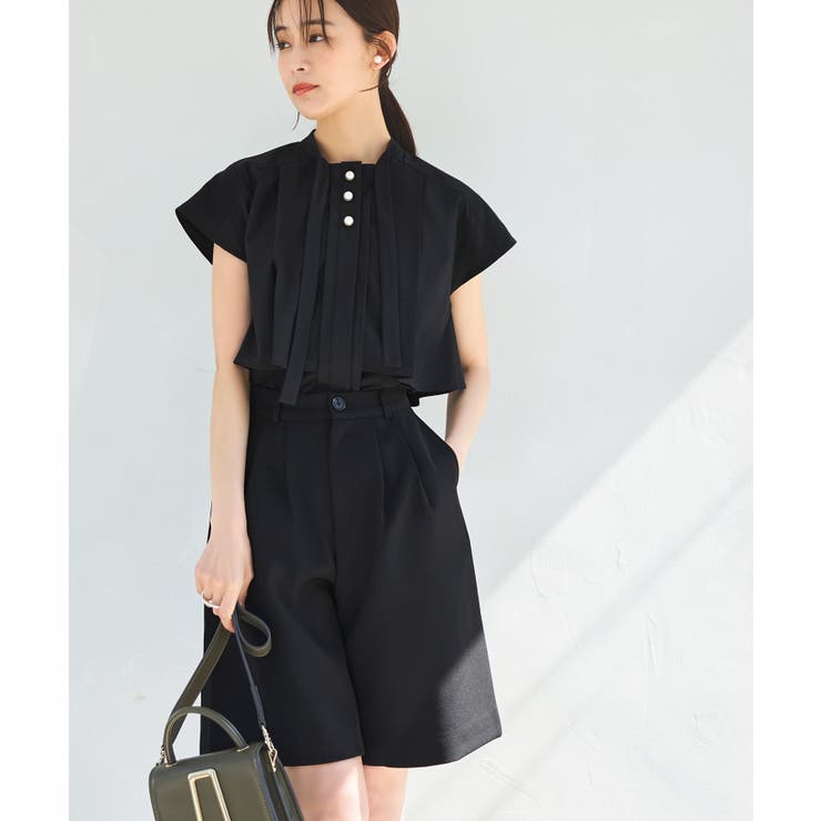 選べるデザインパールボタンフレンチスリーブブラウス | RUIRUE BOUTIQUE | 詳細画像35 