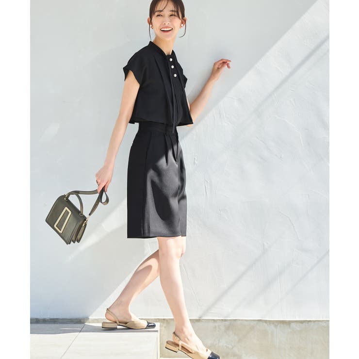 選べるデザインパールボタンフレンチスリーブブラウス | RUIRUE BOUTIQUE | 詳細画像36 