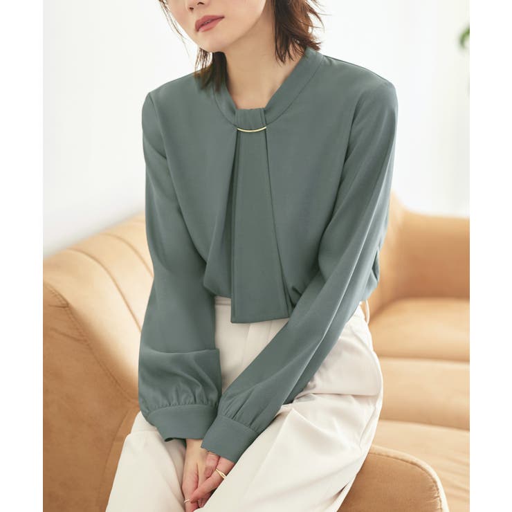 選べるデザイン フロントタックボウタイブラウス[長袖/半袖] | RUIRUE BOUTIQUE | 詳細画像18 