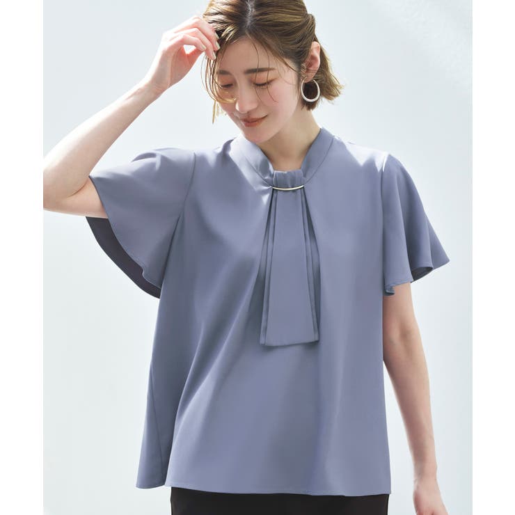 選べるデザイン フロントタックボウタイブラウス[長袖/半袖] | RUIRUE BOUTIQUE | 詳細画像22 