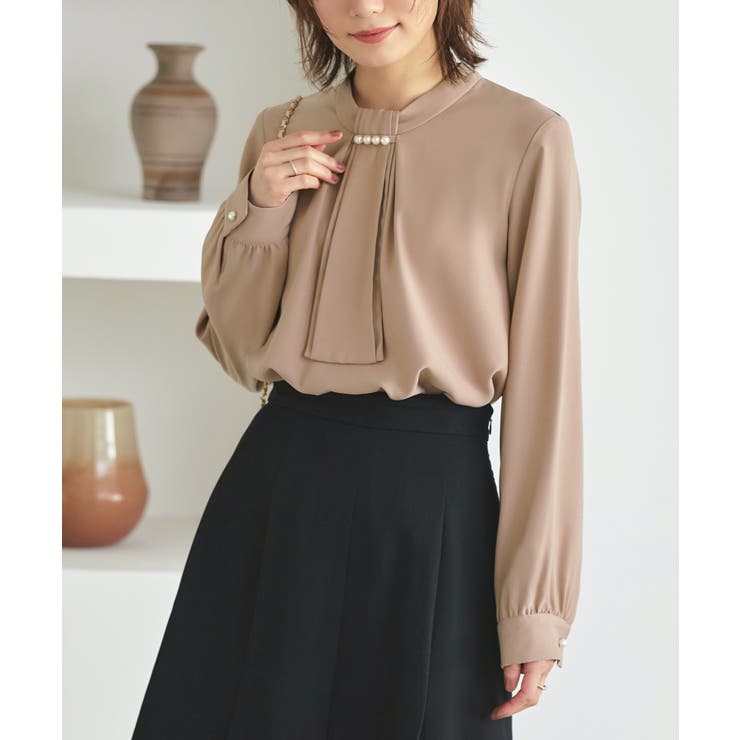 選べるデザイン フロントタックボウタイブラウス[長袖/半袖] | RUIRUE BOUTIQUE | 詳細画像42 